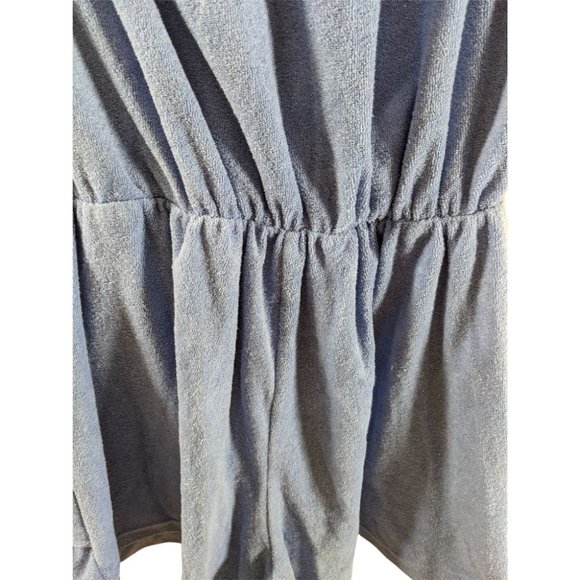 NWT Vintage Terrycloth Romper Jumper Gloria's Fashions Coverup Blue - Large - Picture 6 of 12